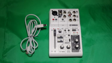 YAMAHA AG03でカラオケ（Audacity)